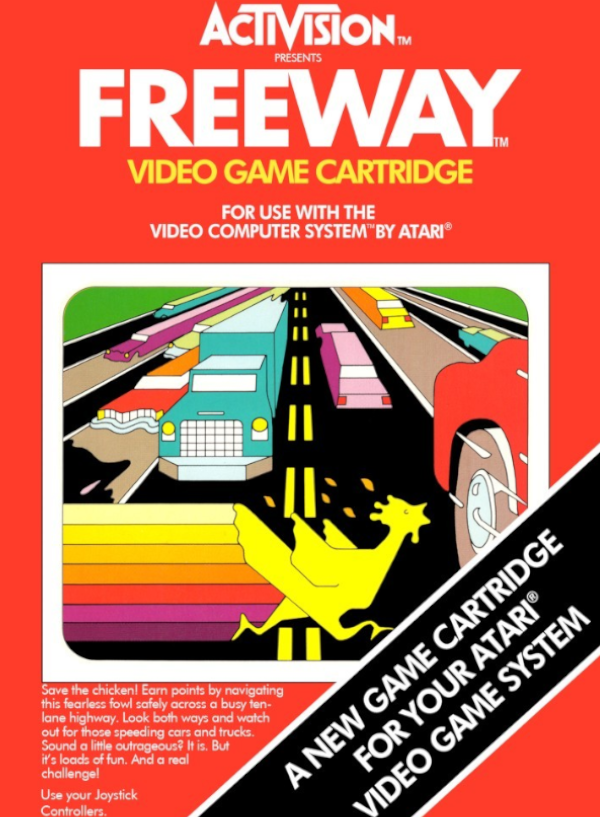 Freeway - O Jogo Da Galinha - Atari 2600 Gameplay 